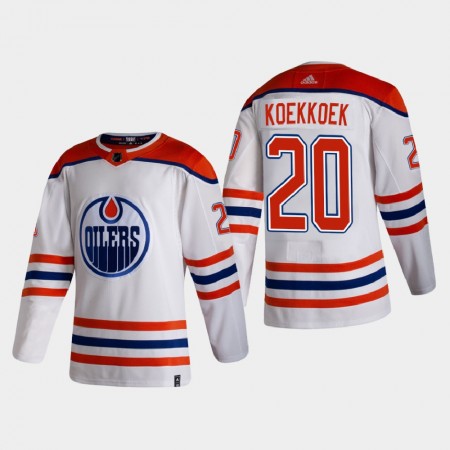 Pánské Hokejový Dres Edmonton Oilers Dresy Slater Koekkoek 20 2020-21 Reverse Retro Authentic